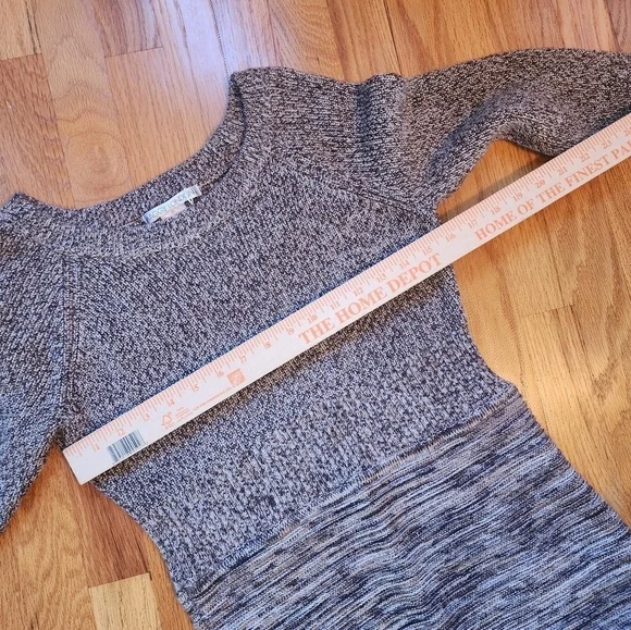 Maggy London merino wool blend sweater dress brown size large classic cozy - Picture 8 of 8